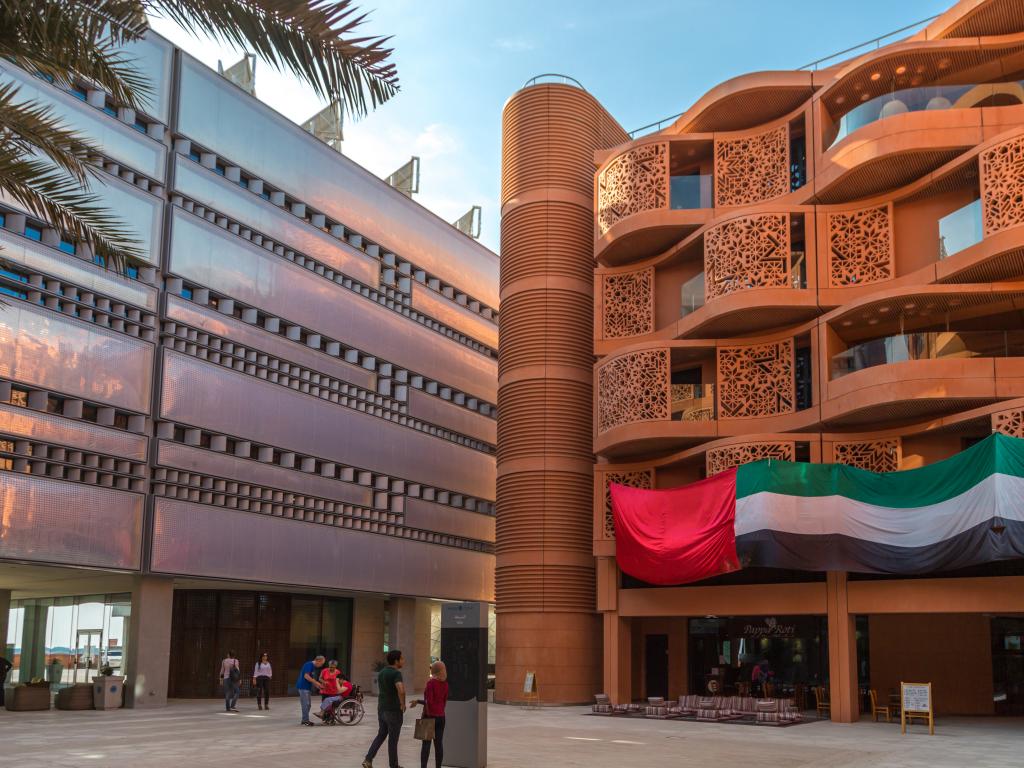 Die Masdar City in Abu Dhabi