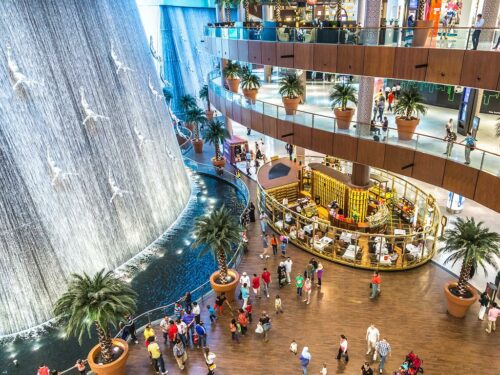 Dubai Mall Wasserfall