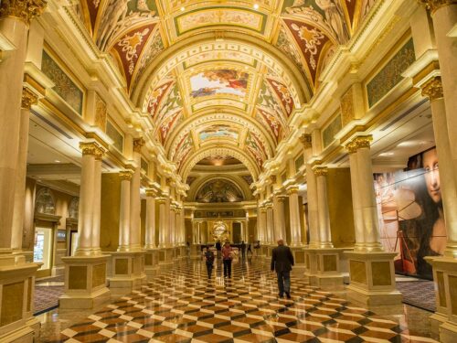 Der Eingang zum The Venetian