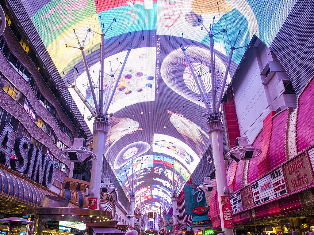 Die Fremont Street Experience in Las Vegas