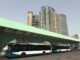 Ein Bus in Abu Dhabi