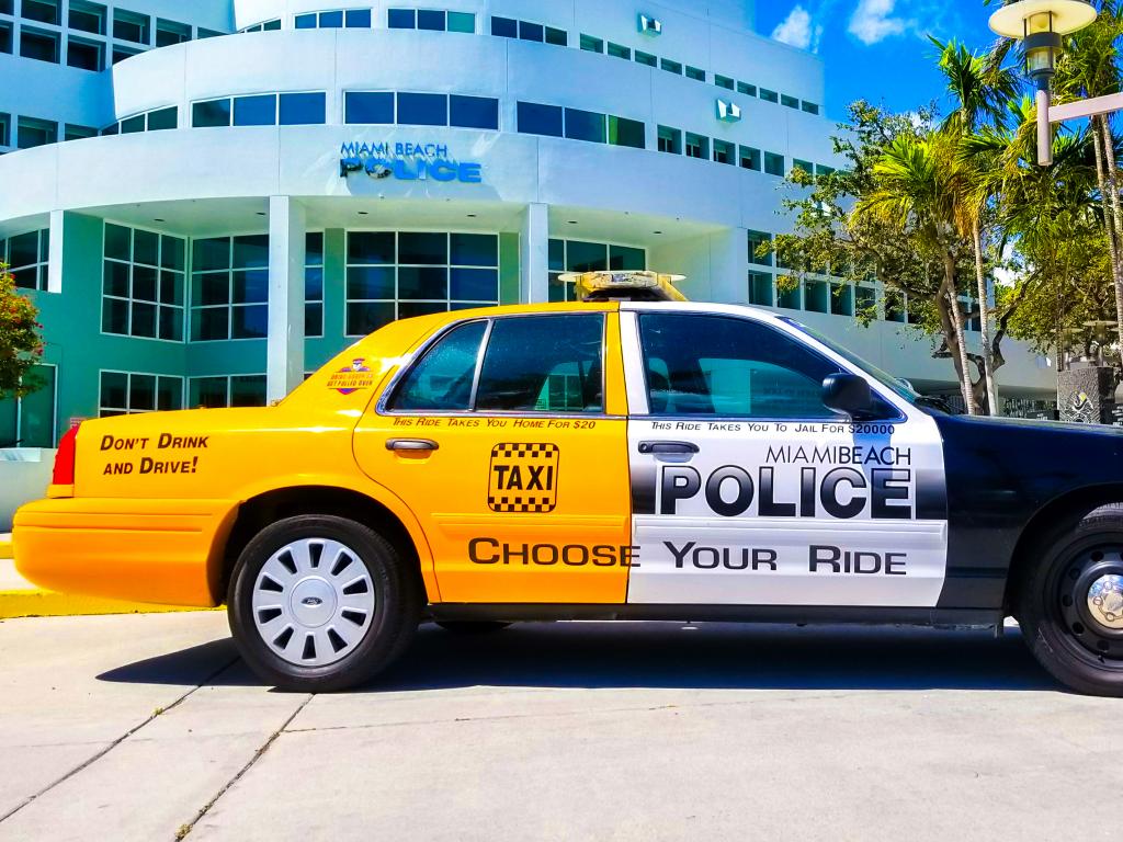 Ein Taxi in Miami