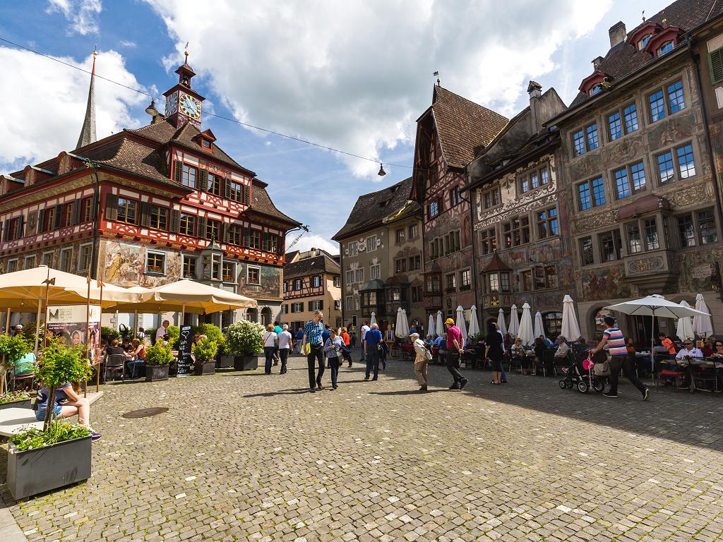 Die historische Altstadt von Stein am Rhein