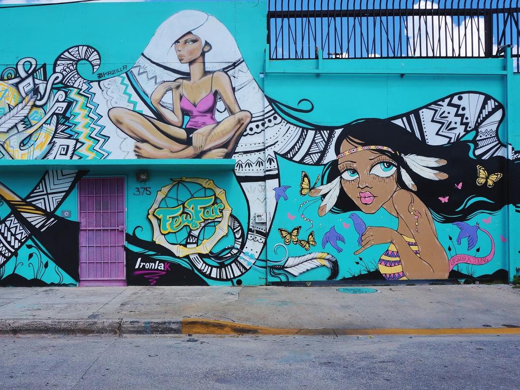 Streetart bei den Wynwood Walls