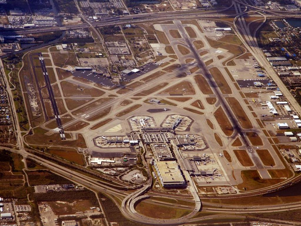 Panorama vom Miami International Airport