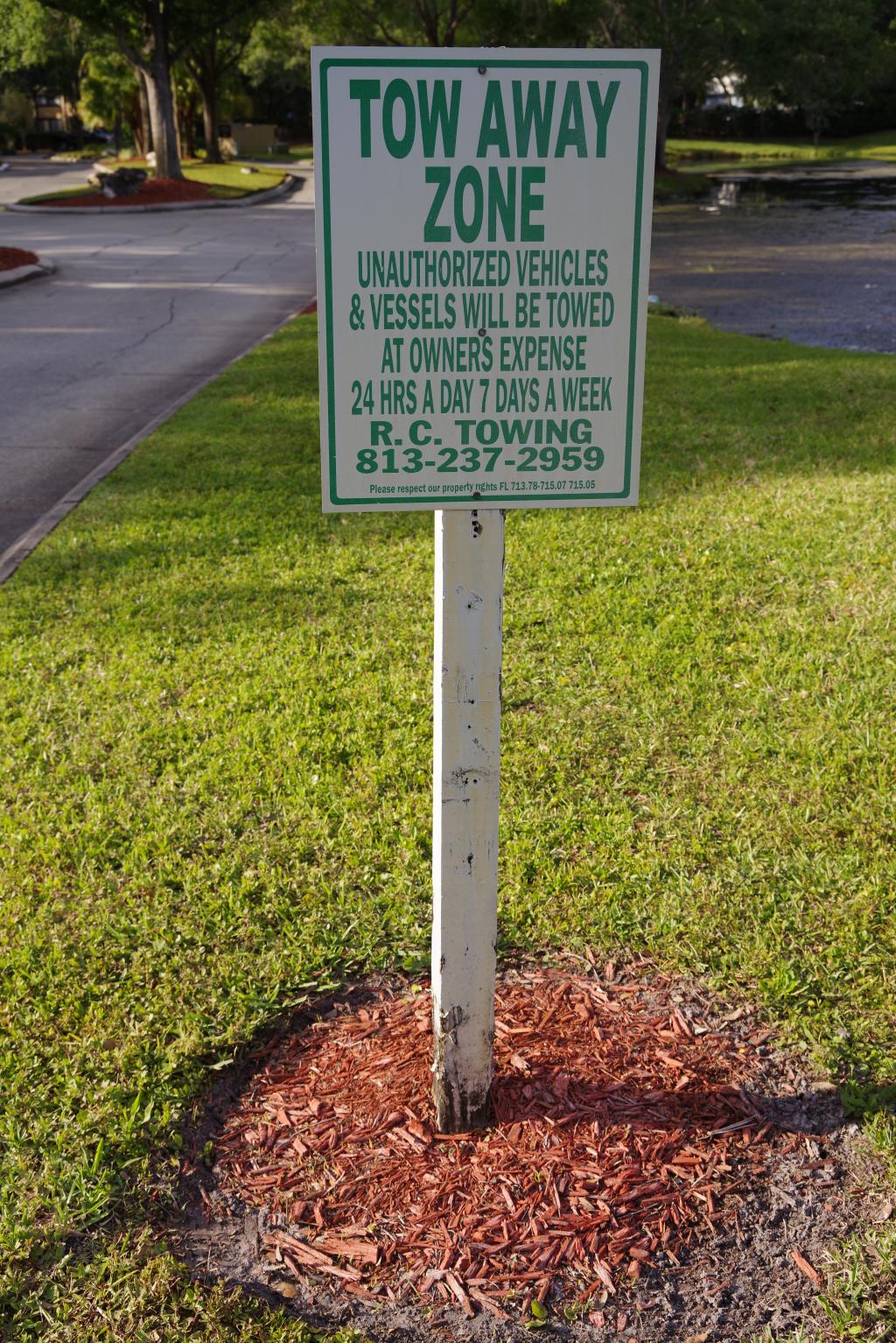 Tow Away Zone