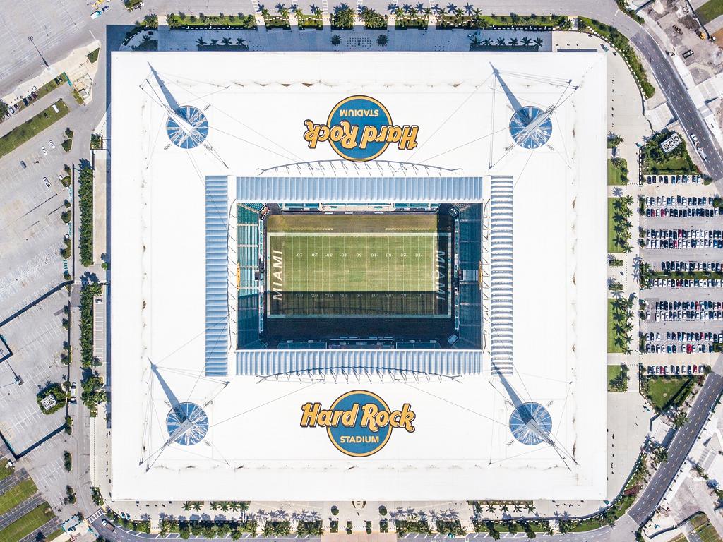 Panorama vom Hard Rock Stadium
