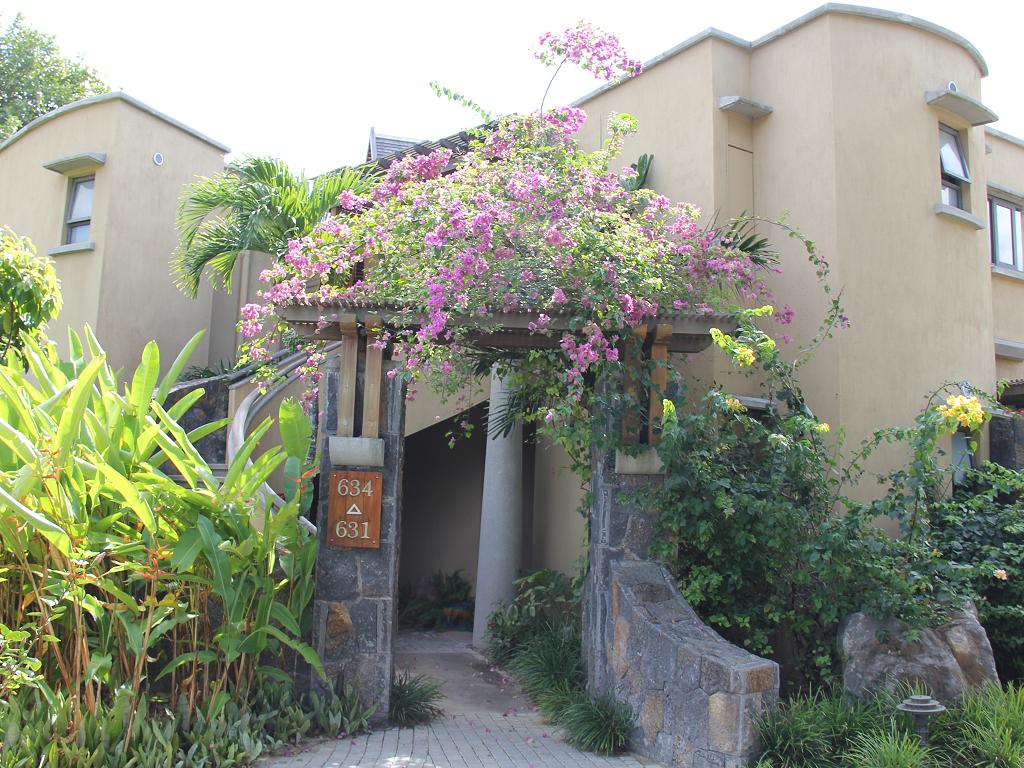Eine Hotelvilla in Mauritius