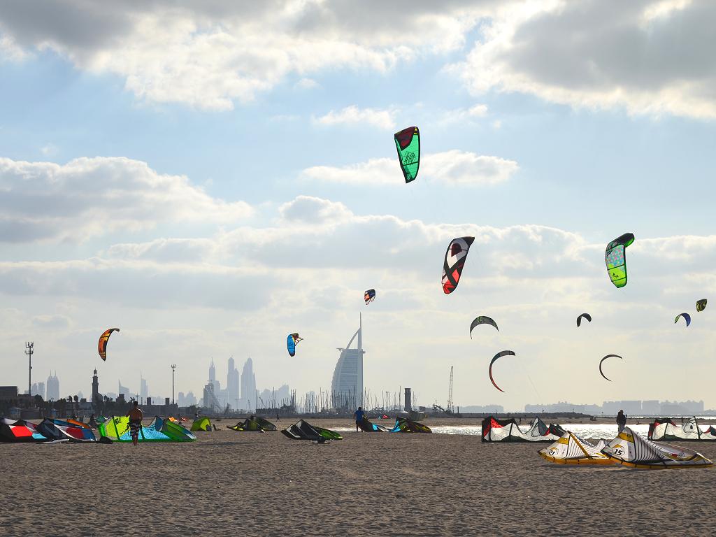 Dubai Kitesurfer