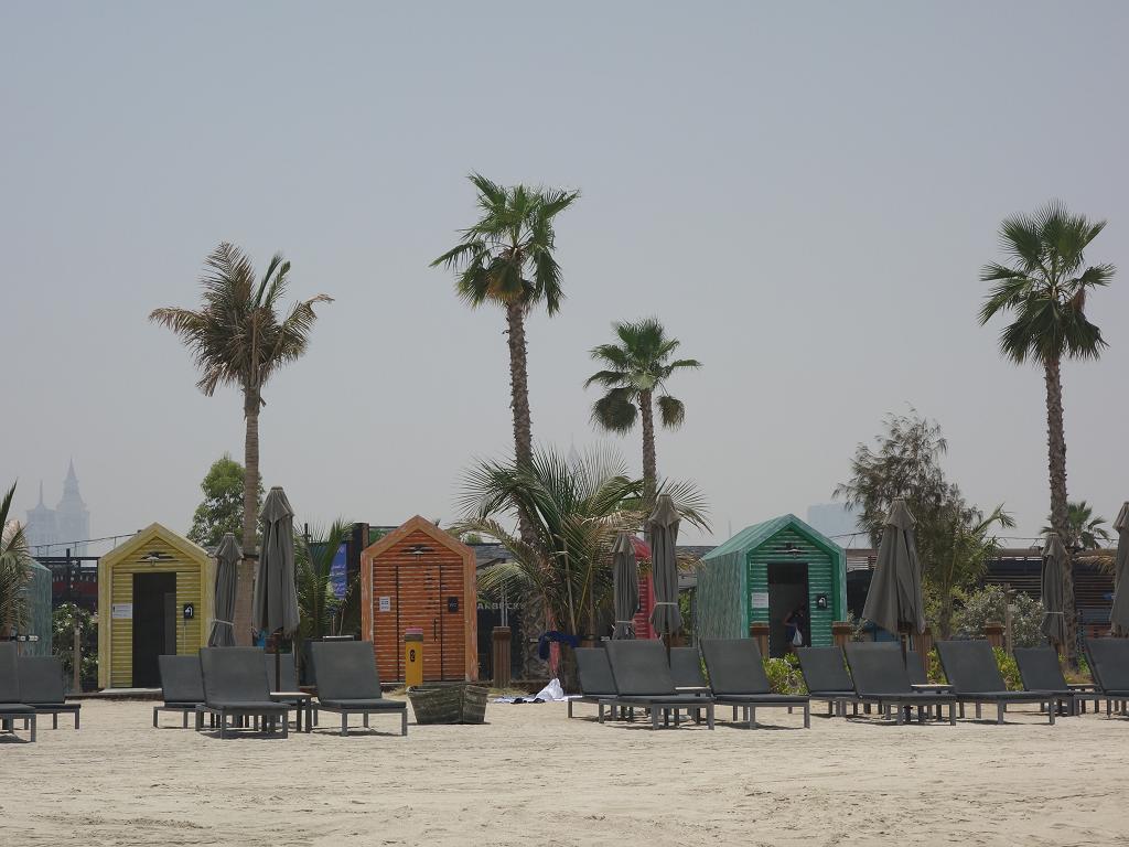 Umkleidekabinen La Mer Beach Dubai