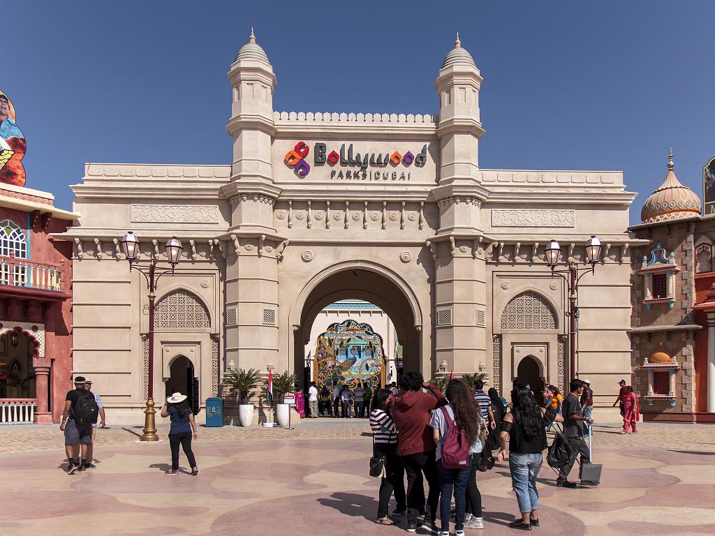 Der Eingang zum Freizeitpark