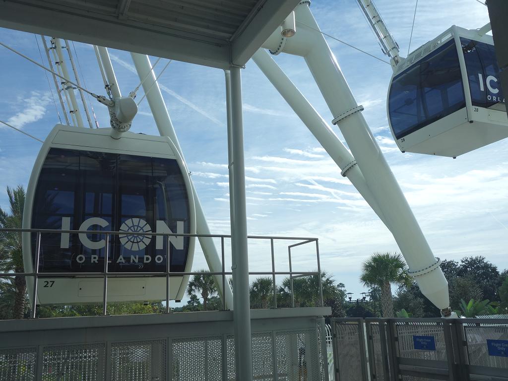 Eine Kabine vom Riesenrad Orlando