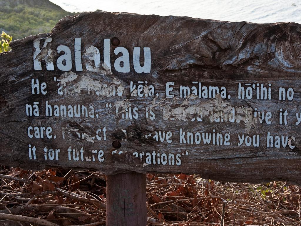 Kalalau Sign