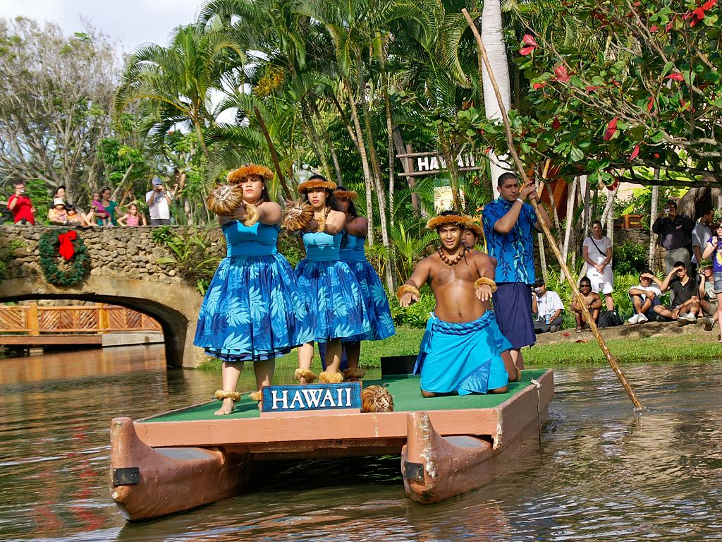 Das Polynesian Cultural Center in Hawaii 