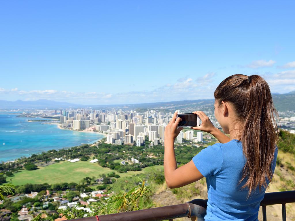 Ausblick auf Honolulu