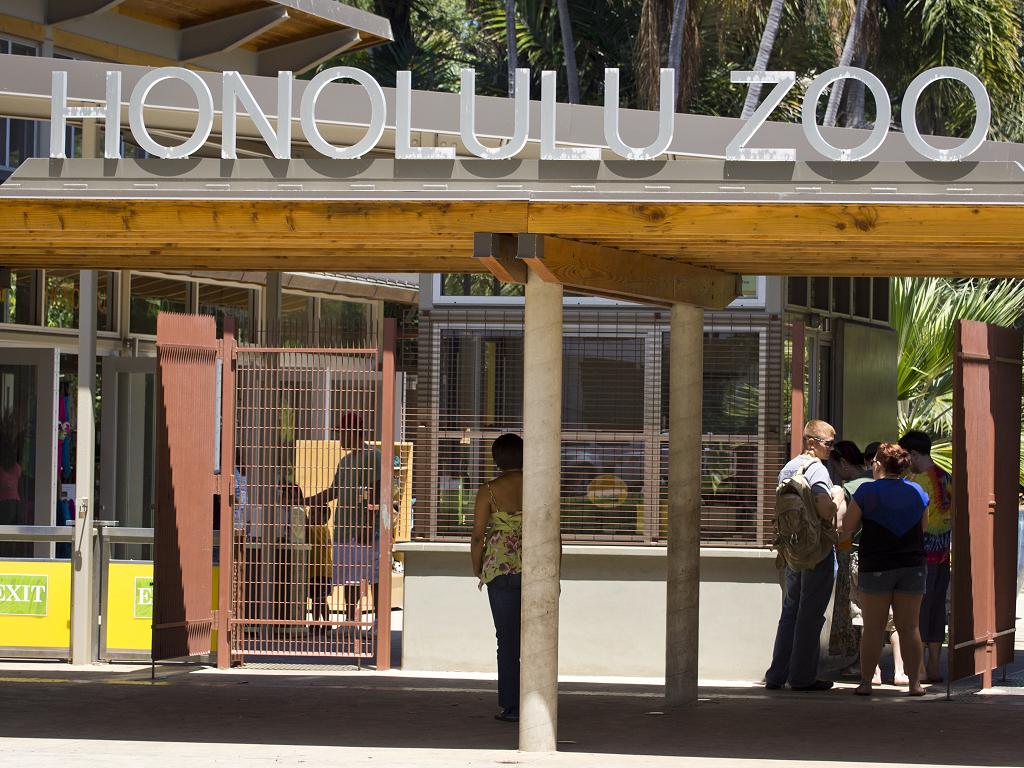 Der Eingang zum Honolulu Zoo