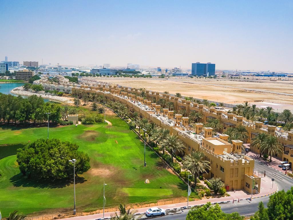 Ein Golfplatz in Ras al Khaimah