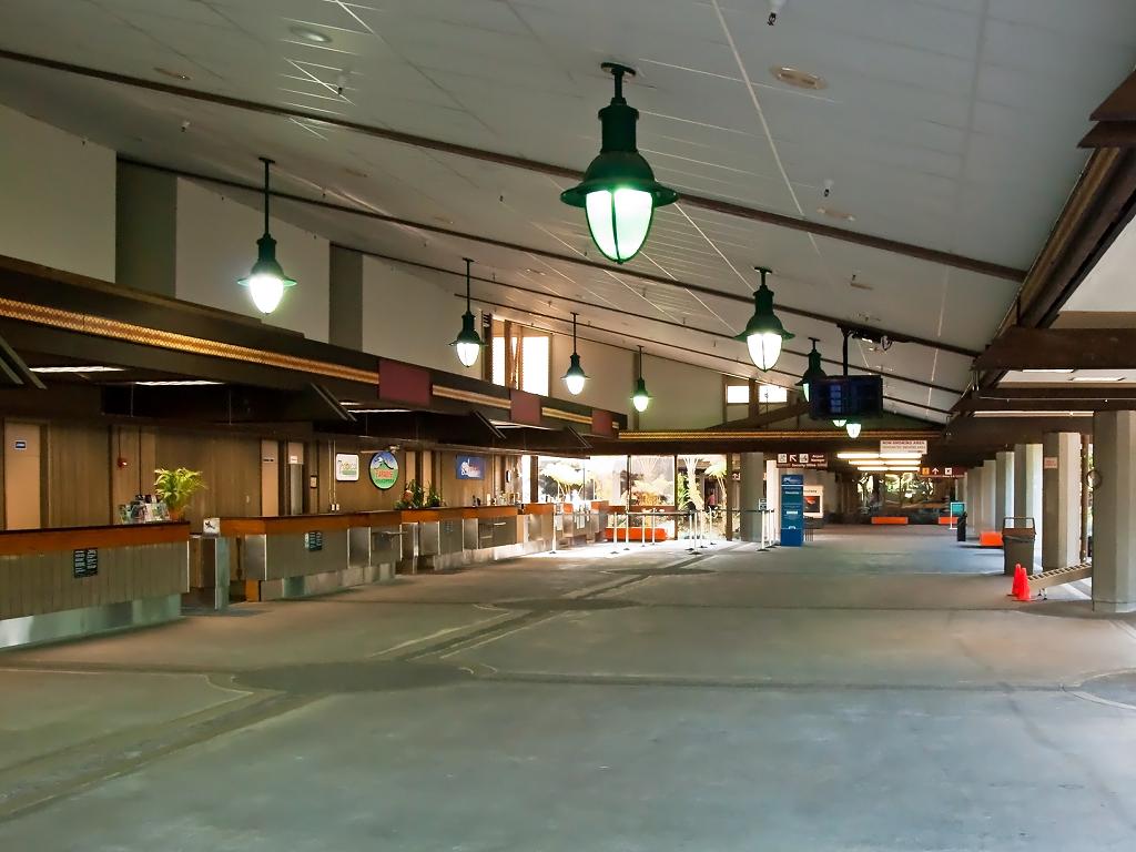 Ein Terminal vom Flughafen