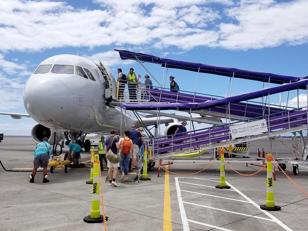 Kona International Airport Flugzeug
