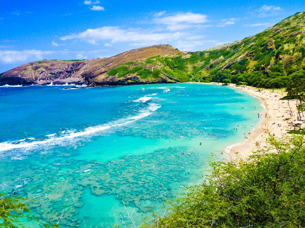 Blick auf die Hanauma Bay