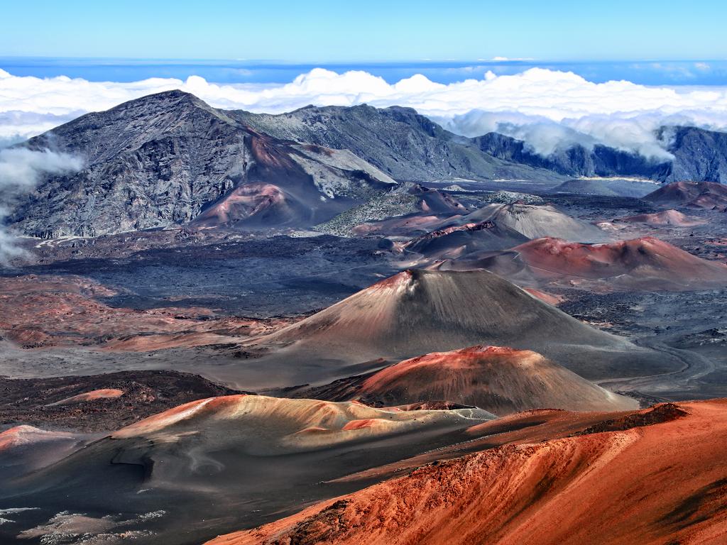 Der Haleakala Nationalpark bei Tag