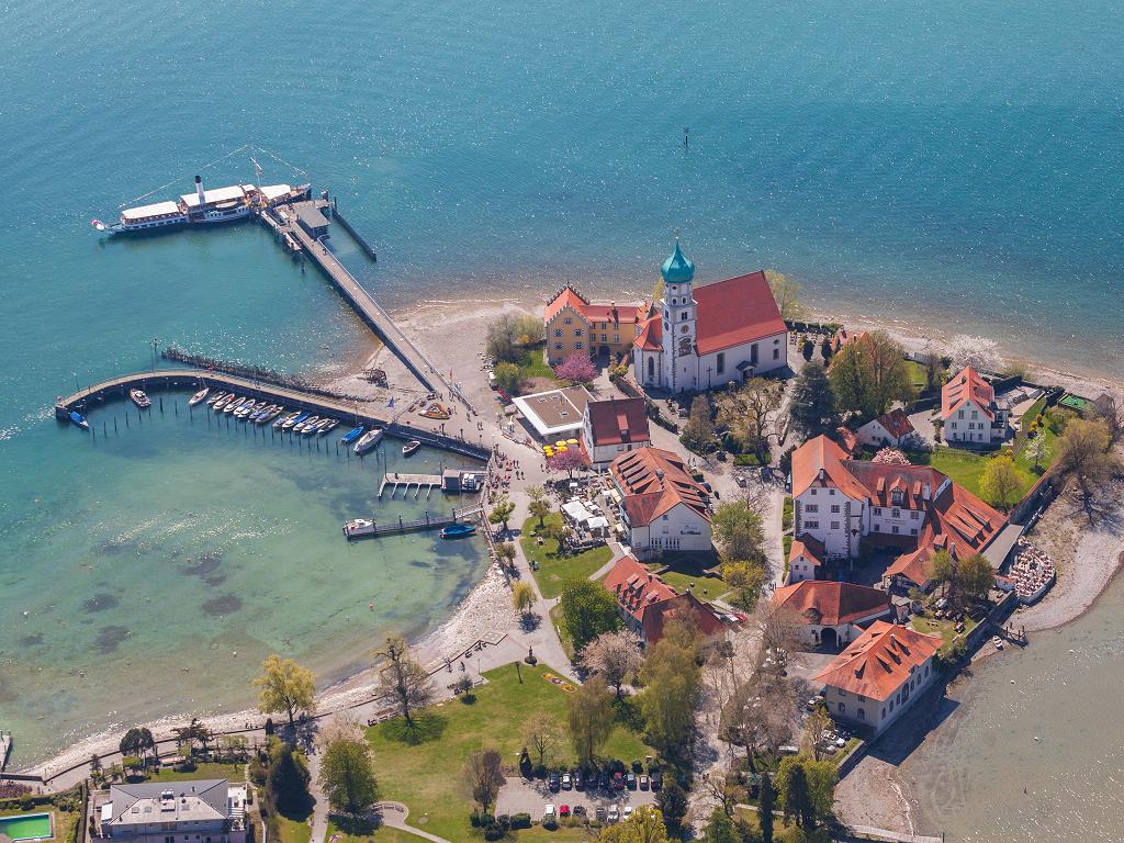 Das Dampfschiff Hohentwiel auf dem Bodensee