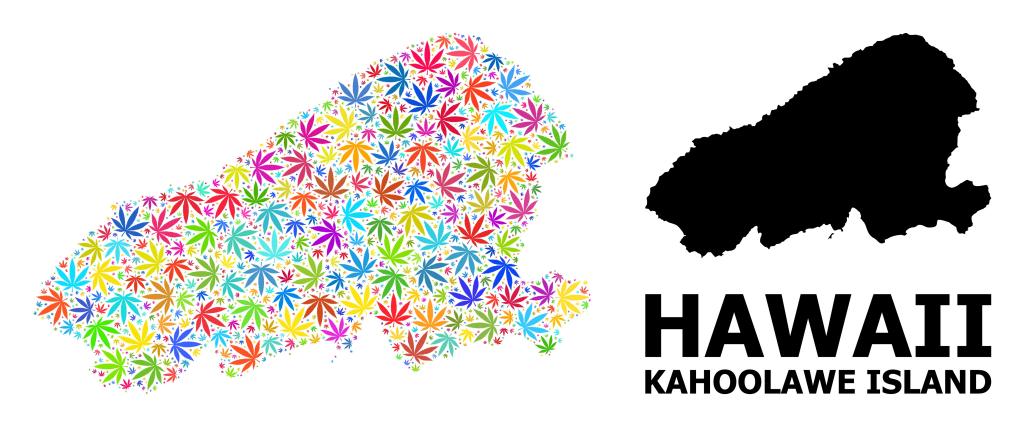 Karte Kahoolawe Hawaii