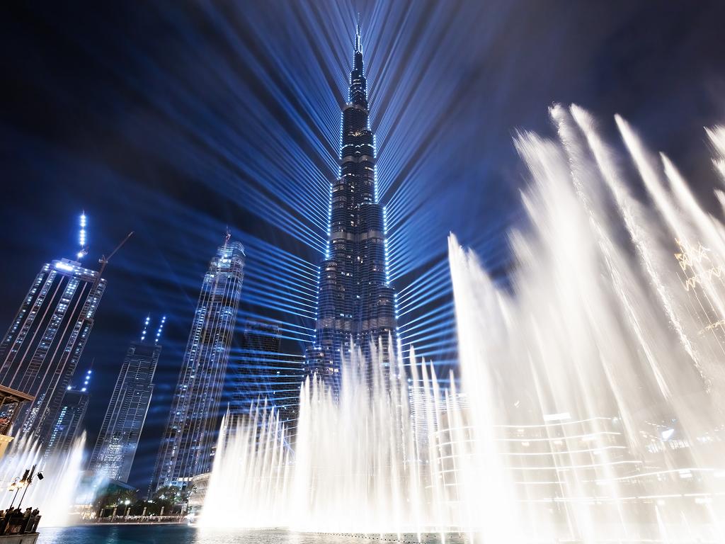 Burj Khalifa und Dubai Fountain