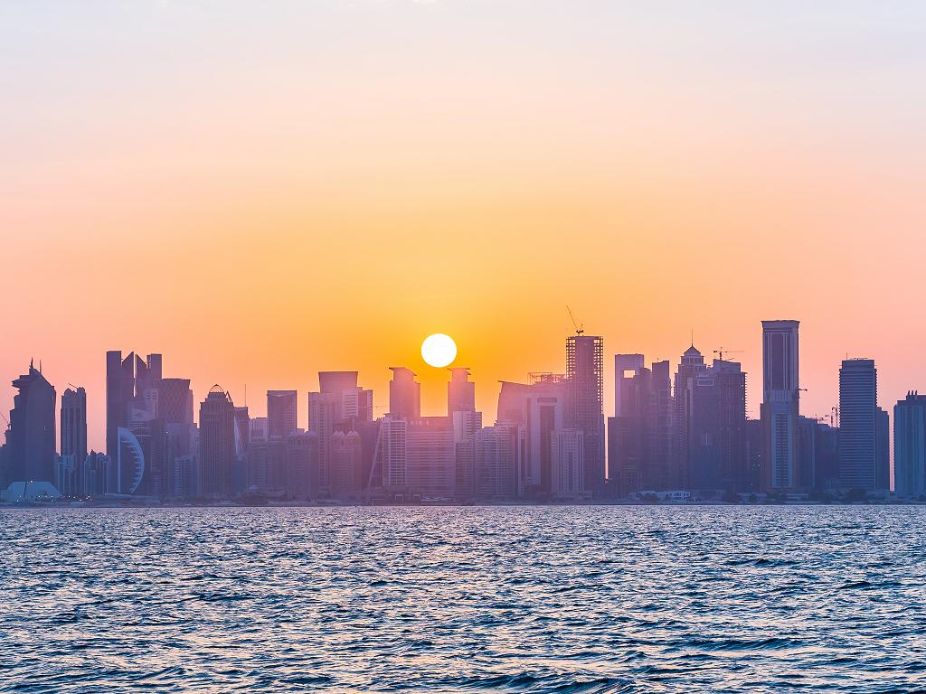 Doha Sonnenuntergang