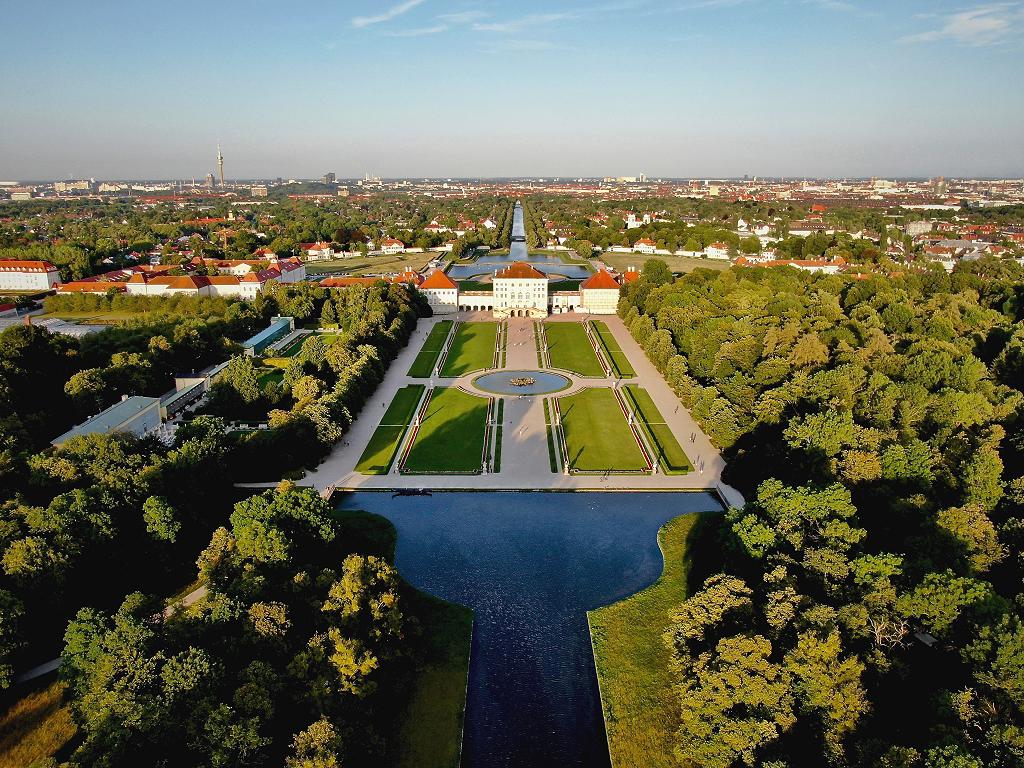 Panorama vom Schloss Nymphenburg