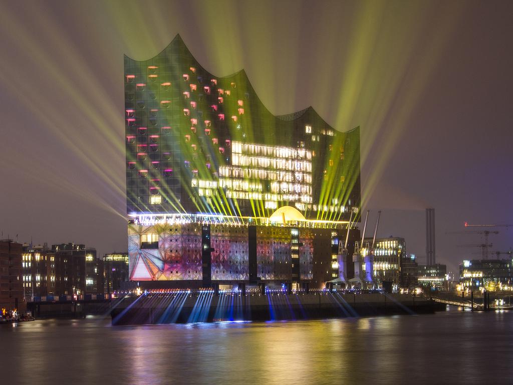 Tolle Lichtshow