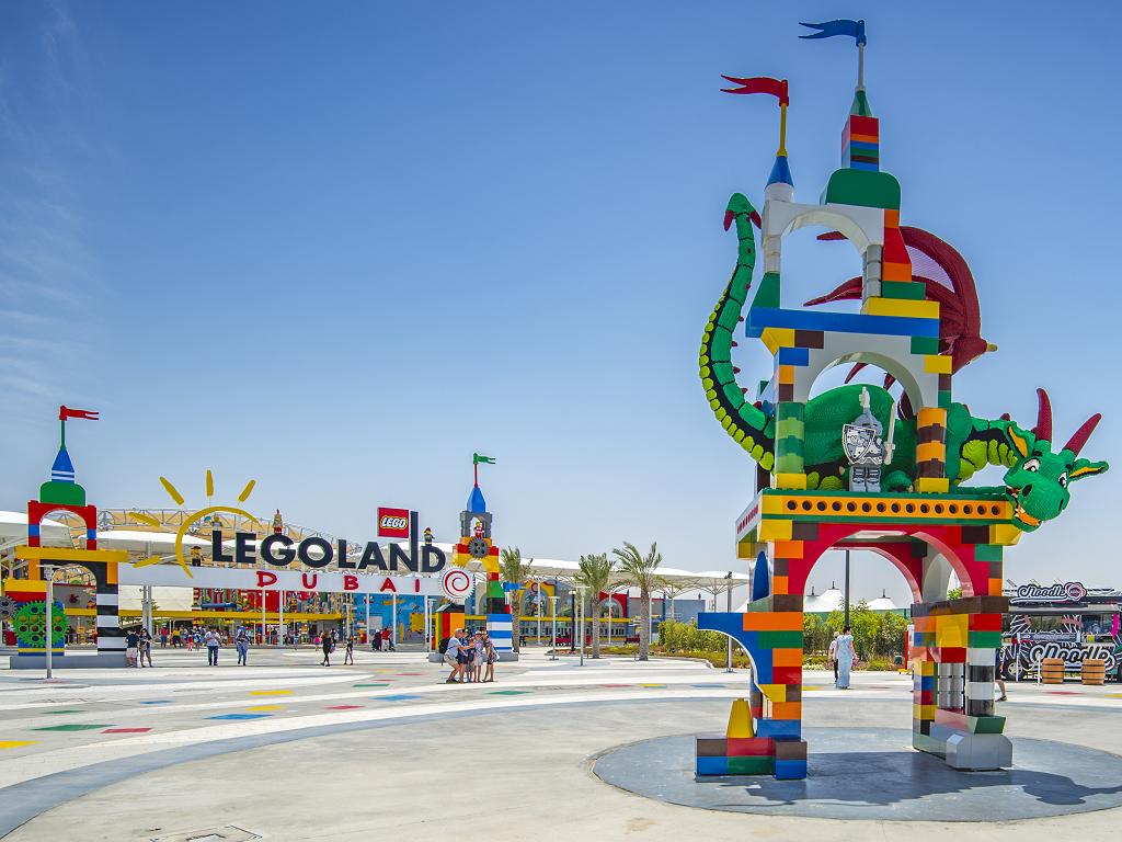 Eingang zum Legoland Dubai