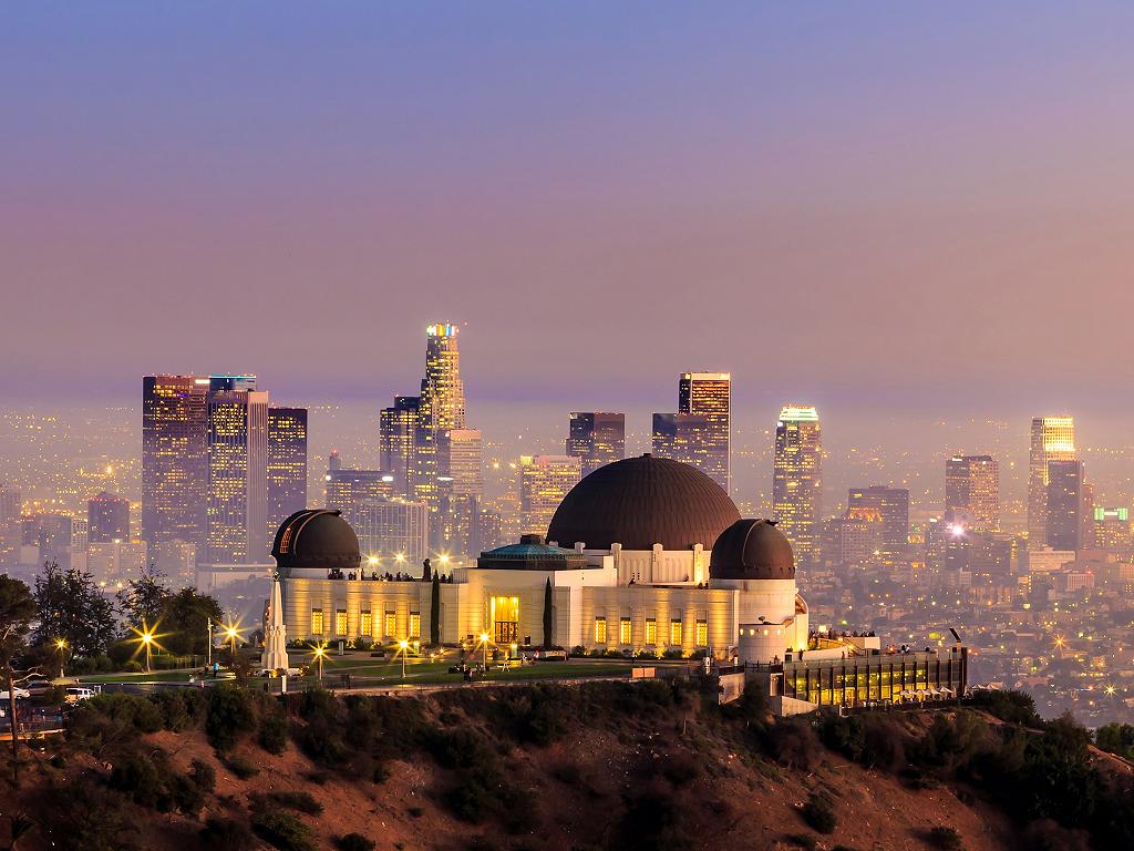 Griffith Observatory und Skyline Los Angeles