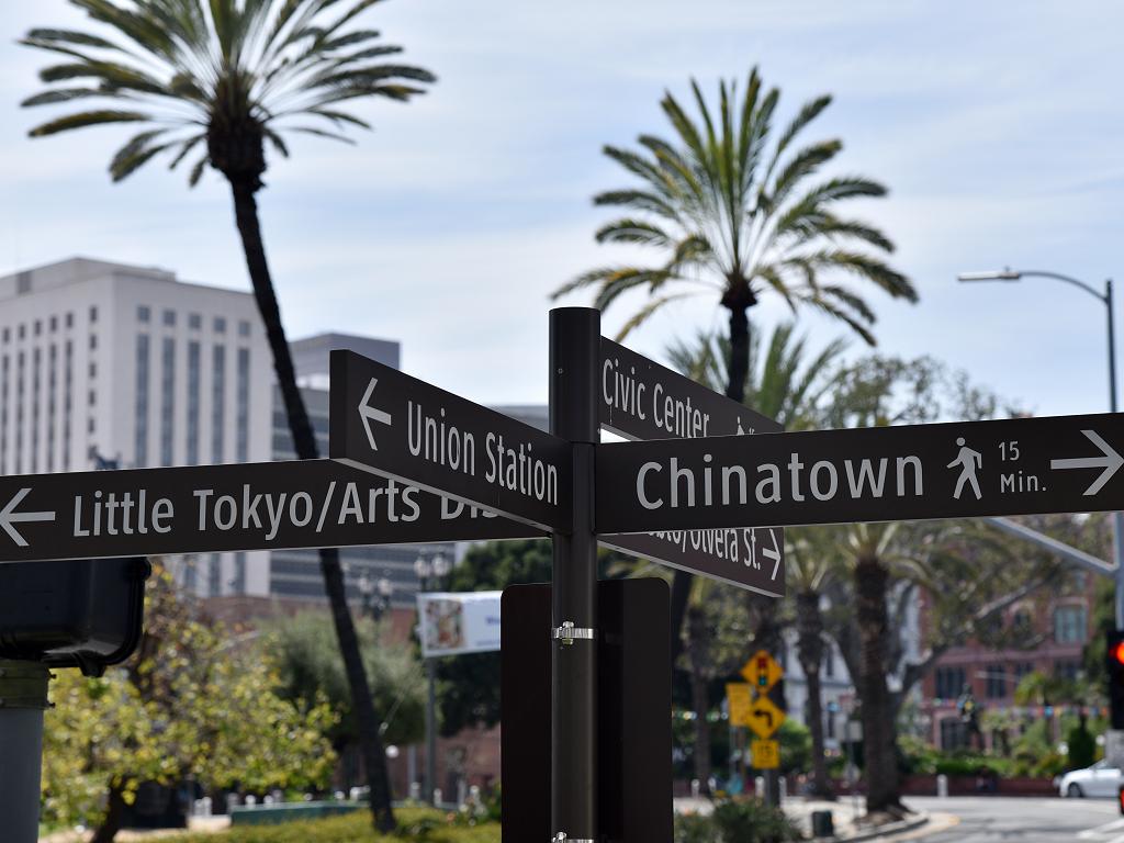 Wegweiser zur Chinatown Los Angeles