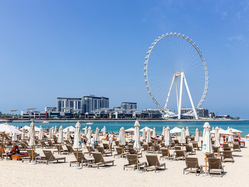 Öffentlicher Strand von The Beach Dubai