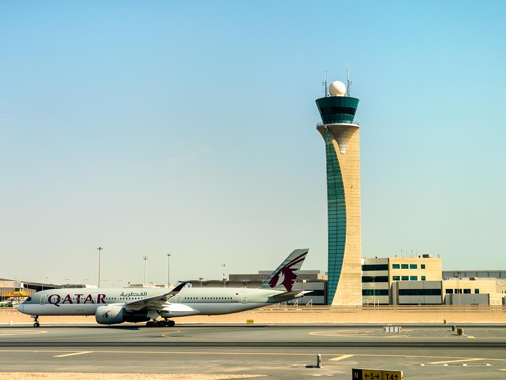 Hamad International Airport, dort befindet sich auch das Drehkreuz