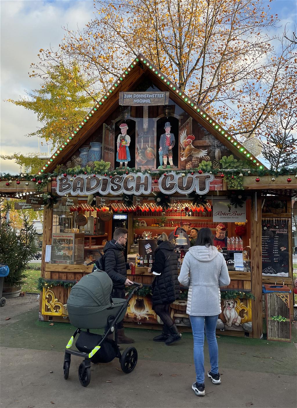 Hier gibt es auch Glühwein