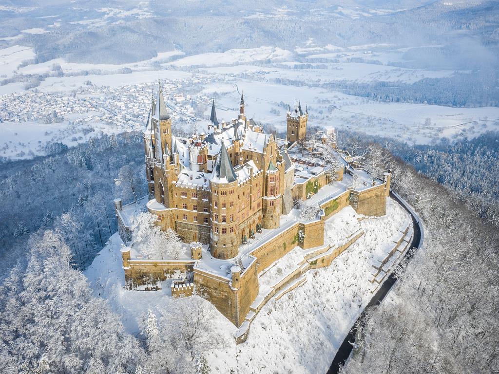 Burg Hohenzollern im Winter