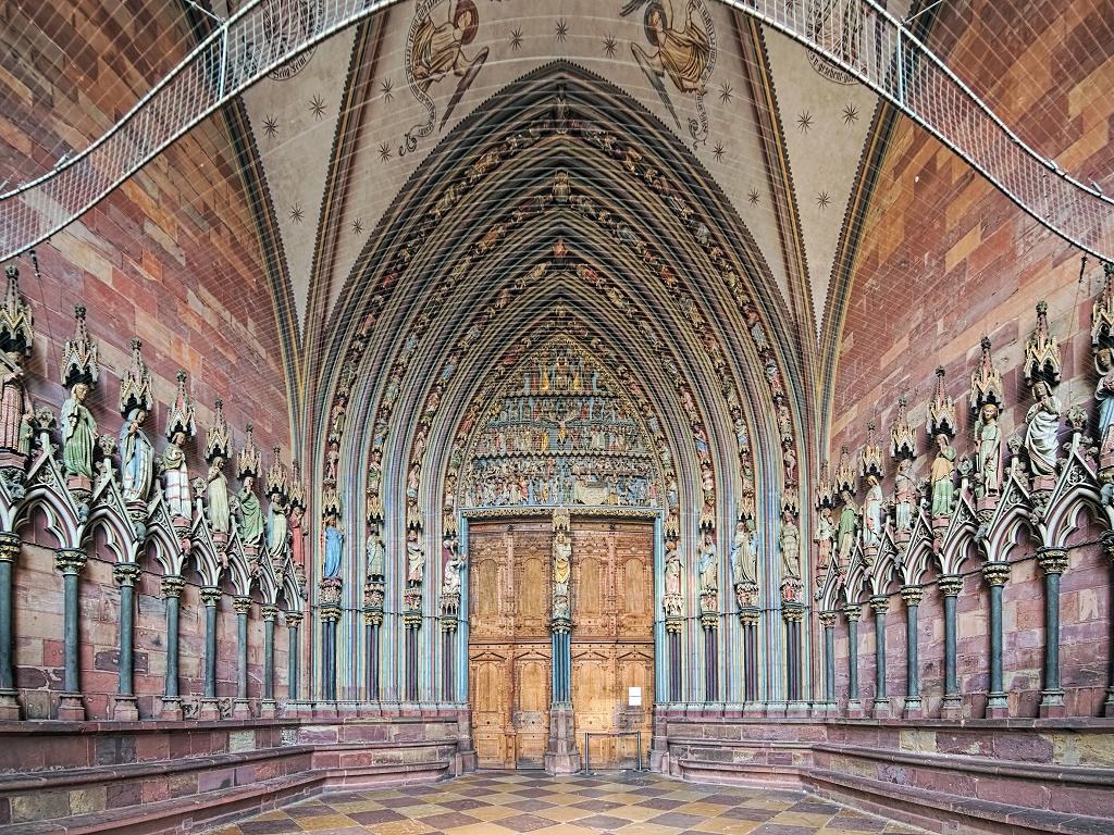 Der Eingang zum Freiburger Münster