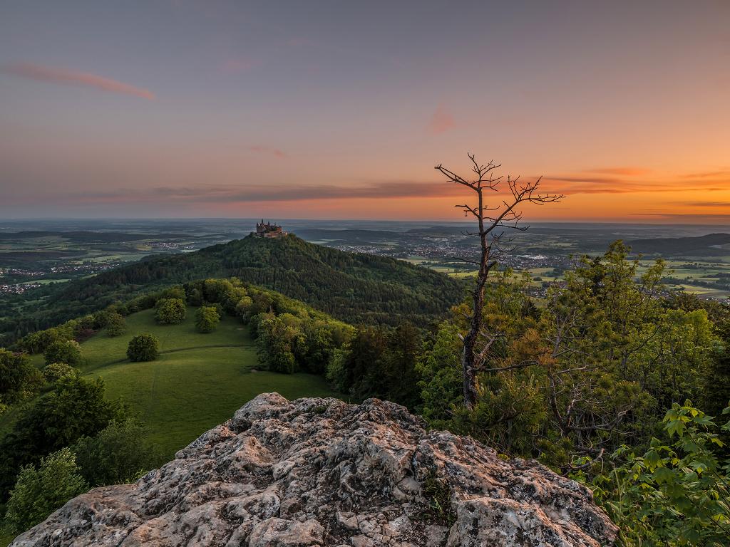 Zeller Horn und Burg Hohenzollern