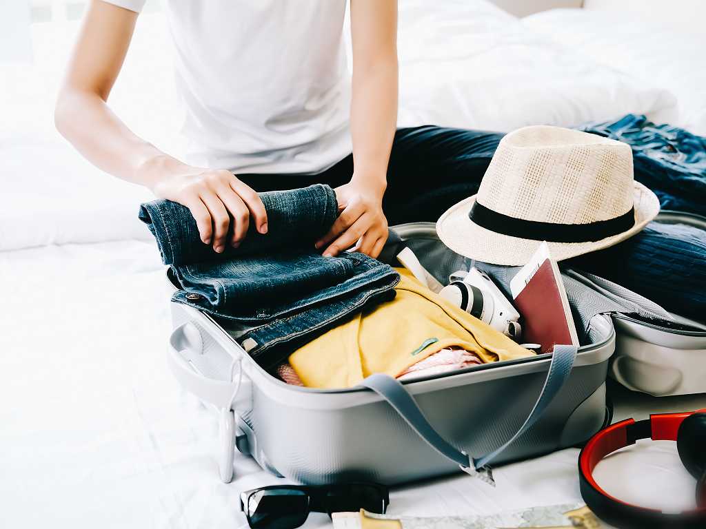 Koffer packen für den Urlaub